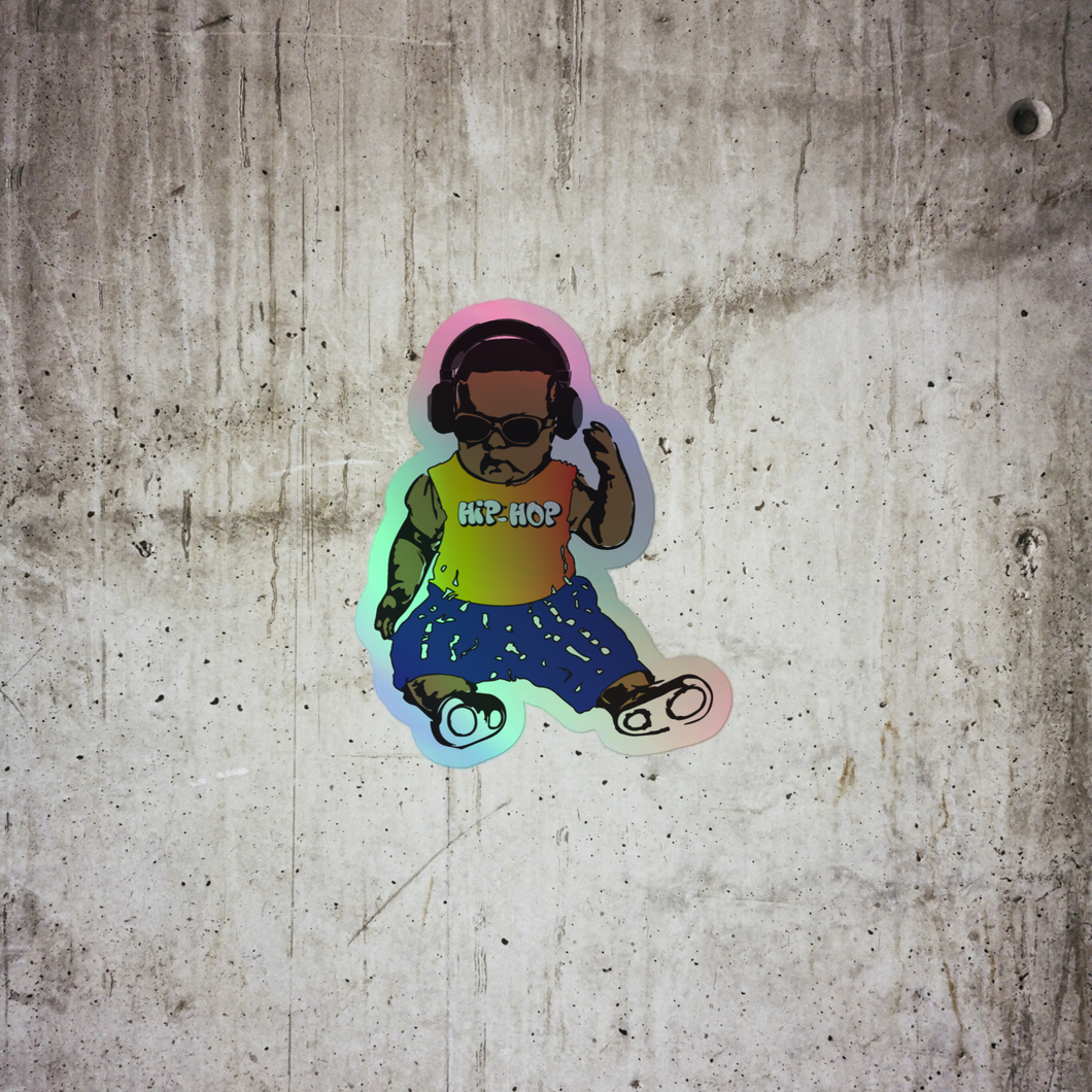 Hip Hop Baby Holographic stickers